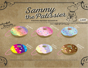 Sammy the Patissier Colorful Donuts squishy