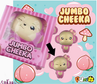 Puni Maru Jumbo Cheeka Monkey Squishy GRADE B