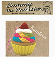 Sammy the Patissier Colorful Cupcake squishy