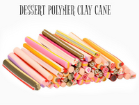 Dessert Polymer clay cane