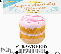 Cafe De N Croissant doughnut Squishy