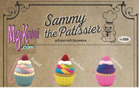 Sammy the Patissier Colorful Cupcake squishy